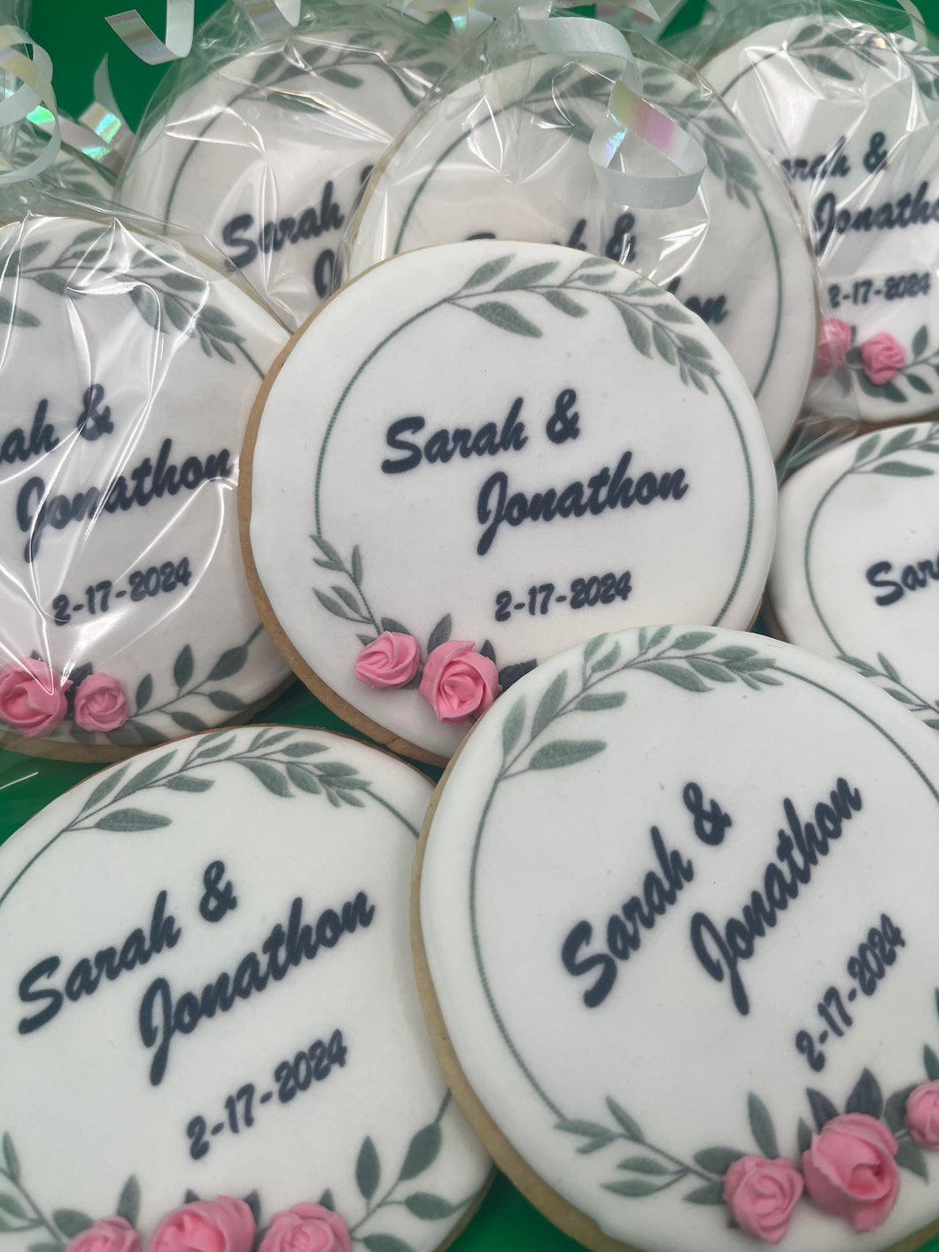 Custom Wedding Cookies