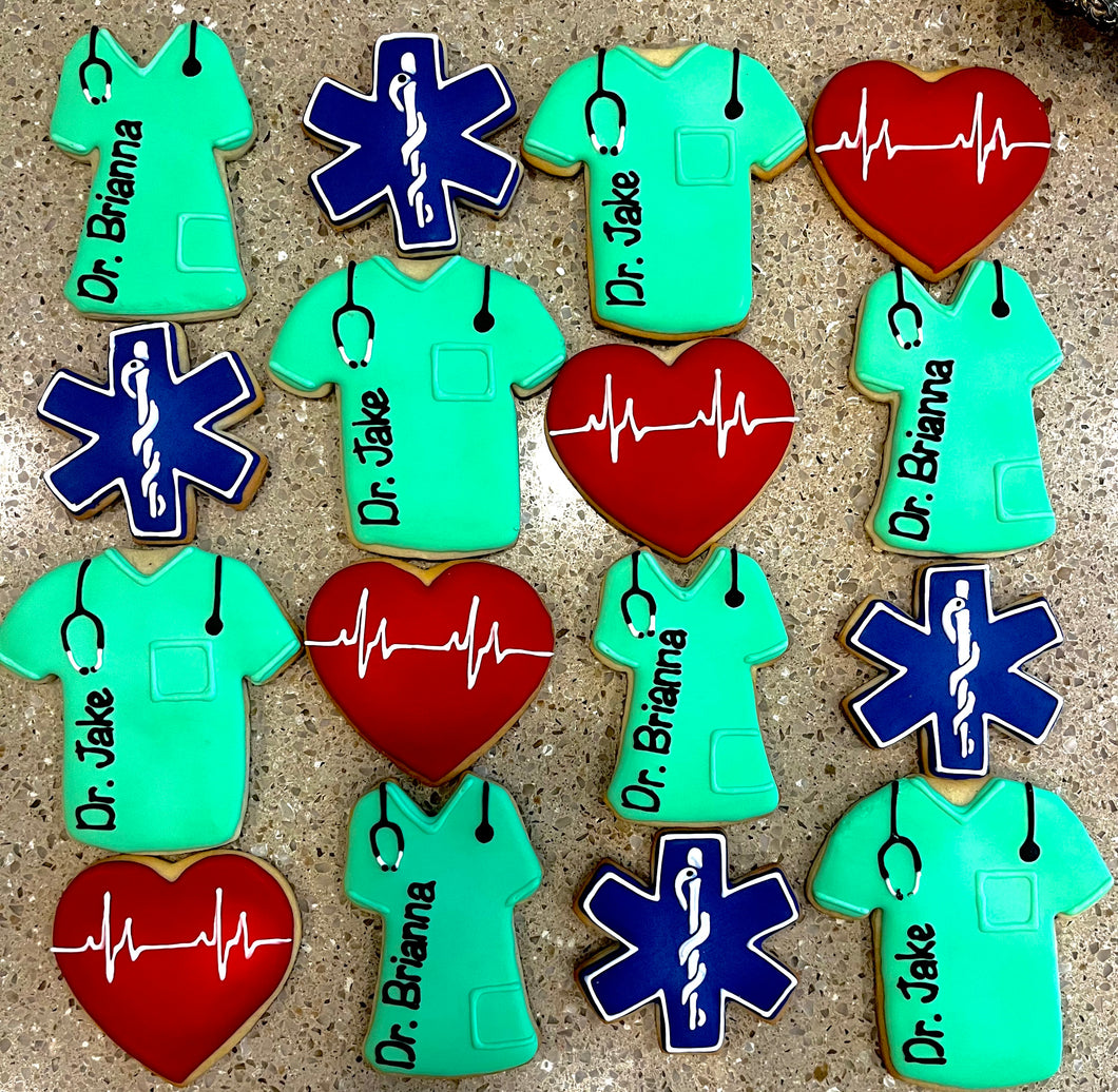 Medical School Graduation Cookies