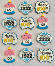 Load image into Gallery viewer, Customized Birthday Cookies
