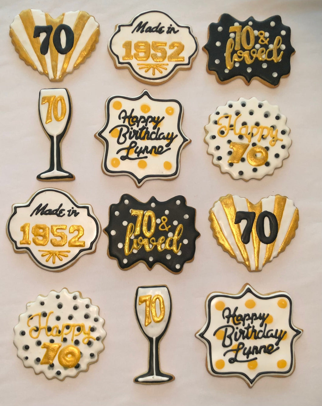 Customized Birthday Cookies